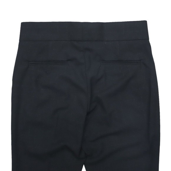 Mens Gurkha Pants Black Wool Blend Slim High Waist Flat Front Dress Trousers 32 - Picture 5 of 7